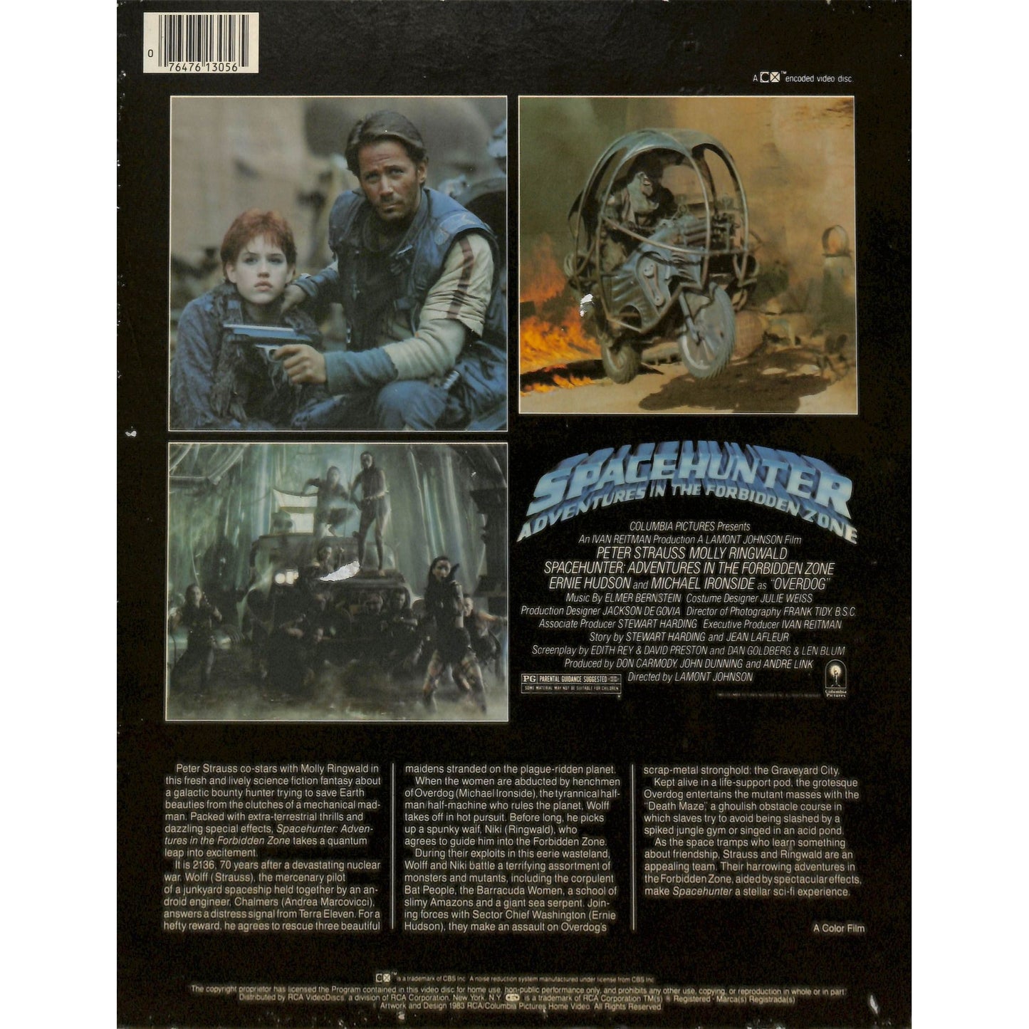 Spacehunter: Adventures in the Forbidden Zone (1983) RCA CED SelectaVision TESTED WORKING