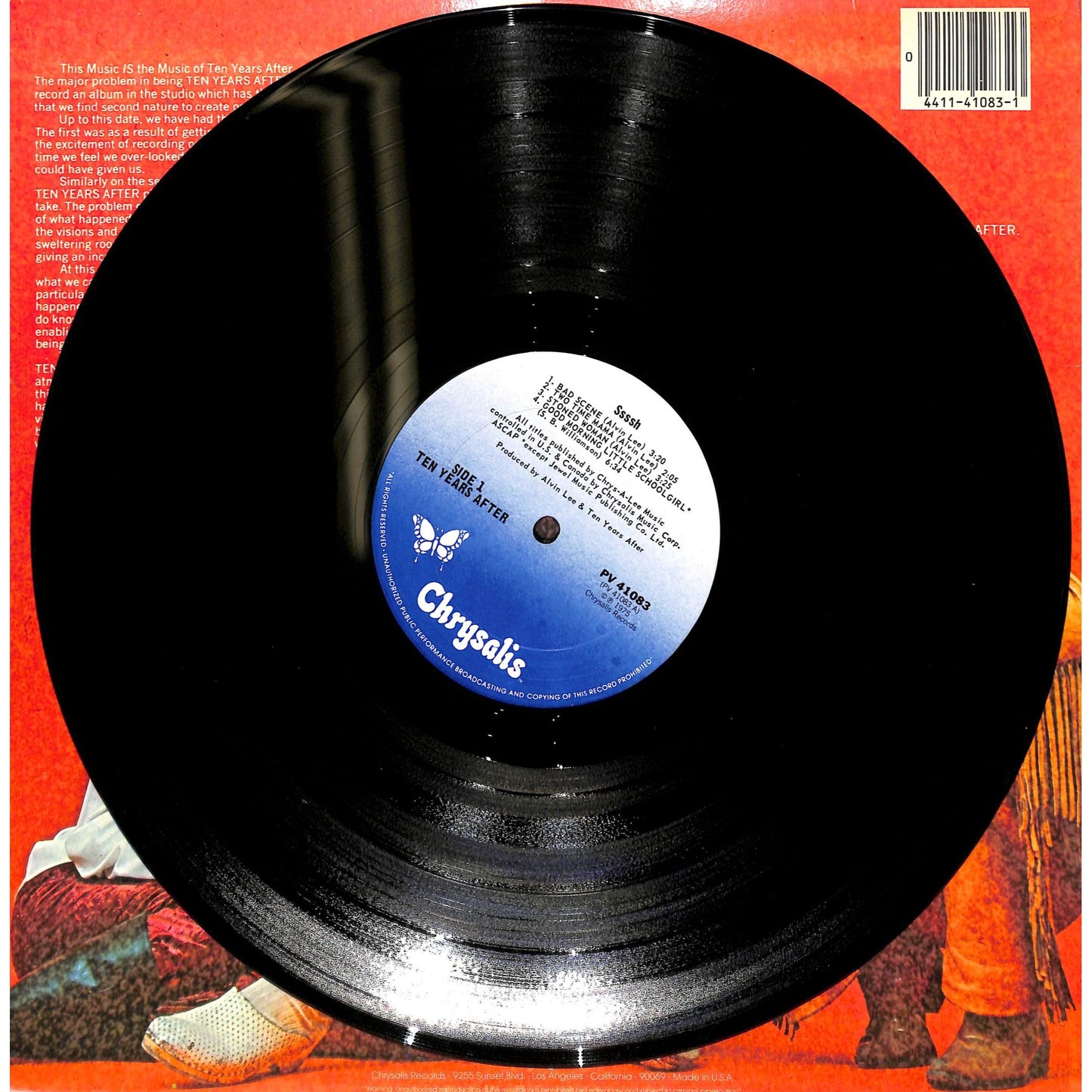 Ten Years After - Ssssh. Vinyl Record PV 41083