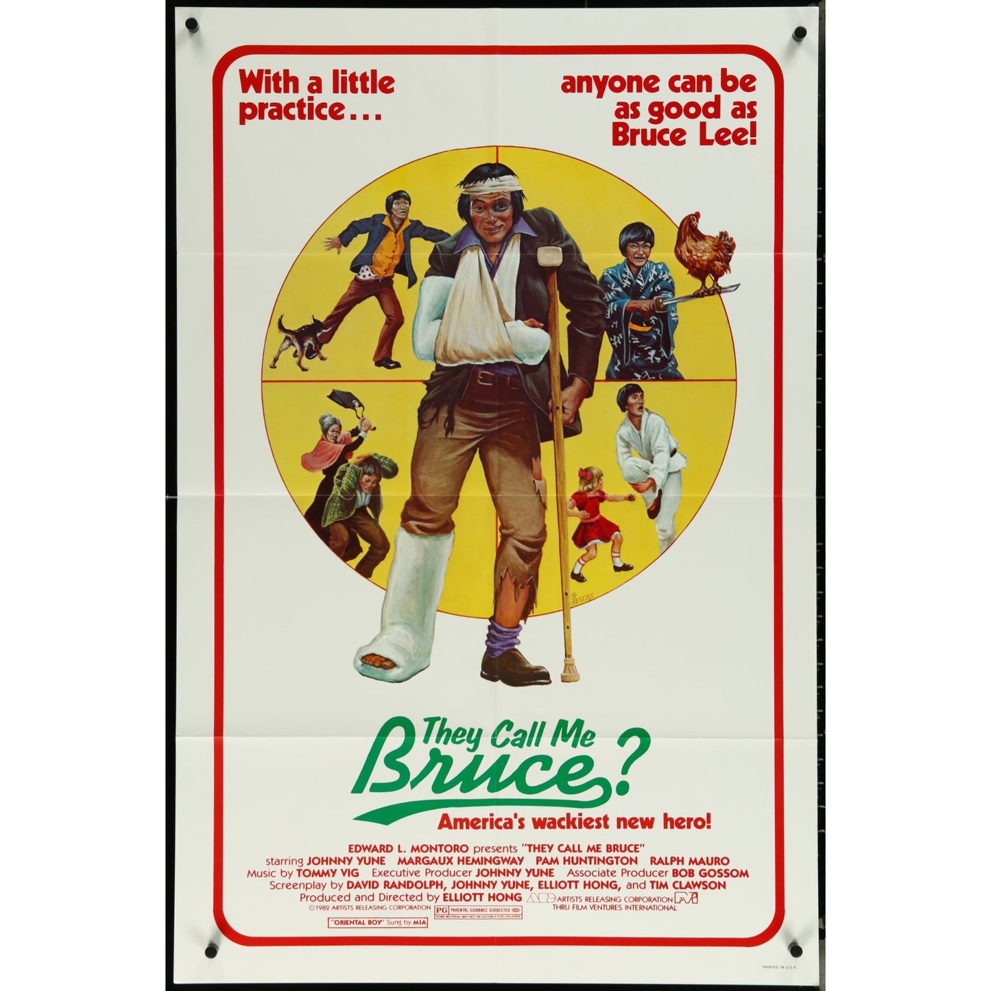 They Call Me Bruce (1982) Original Movie Poster Folded 27x41