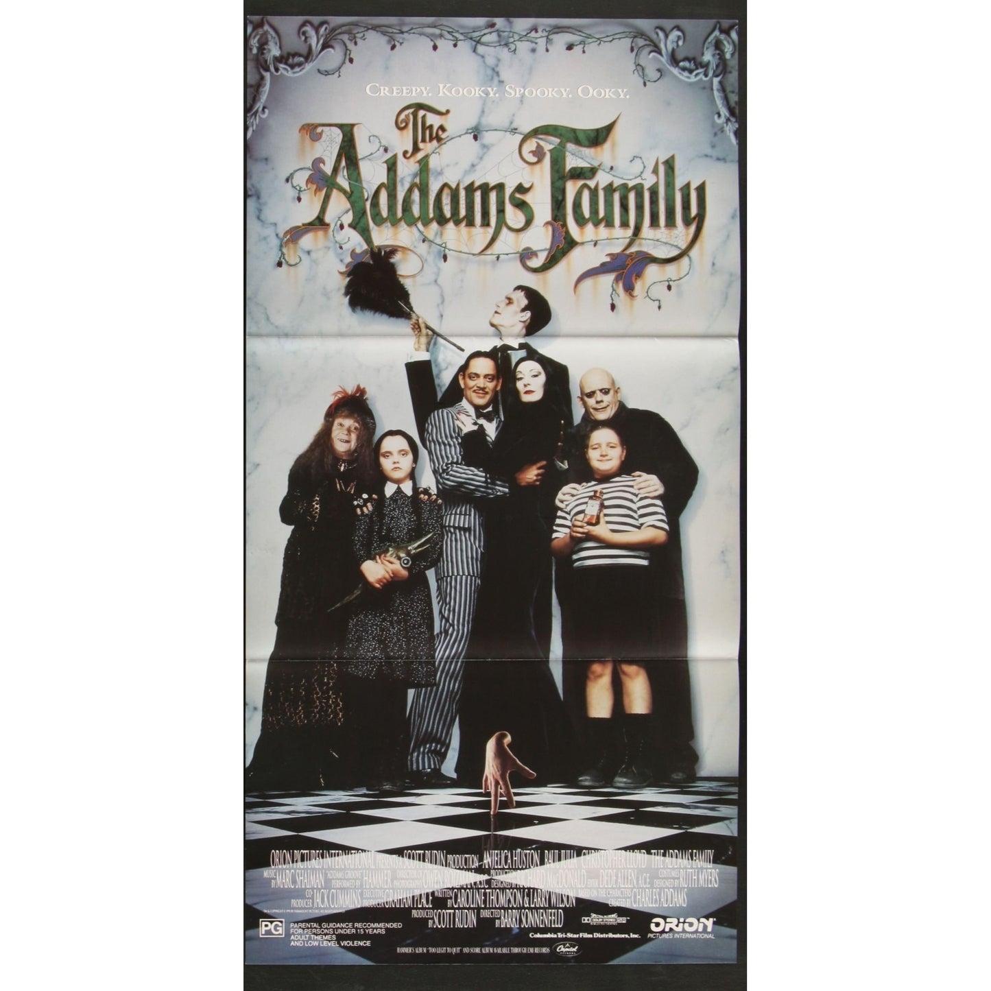 The Addams Family (1991) Original Day Bill Movie Poster