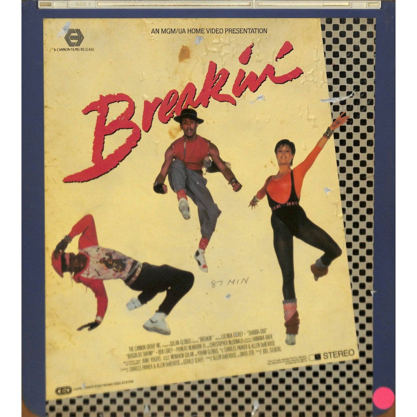 Breakin' (1984) Vintage CED RCA SelectaVision Videodisc TESTED WORKING