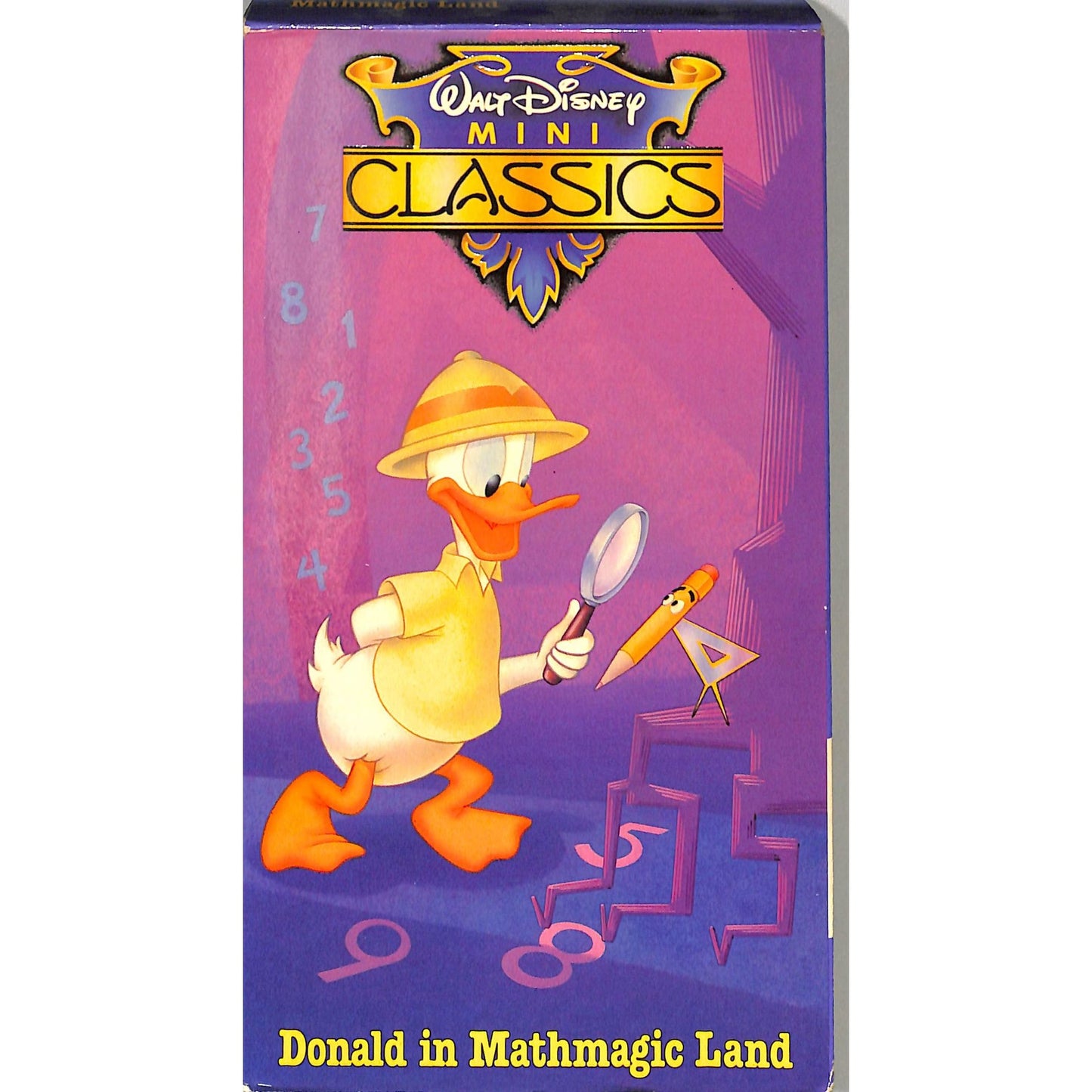 Donald in Mathmagic Land (1959) VHS Tape Good condition
