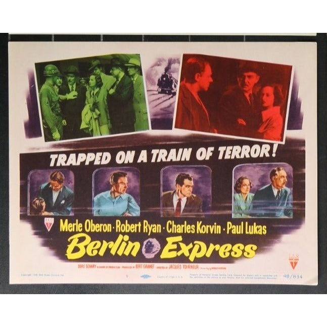 Berlin Express (1948) Original Lobby Card Movie Poster 11x14