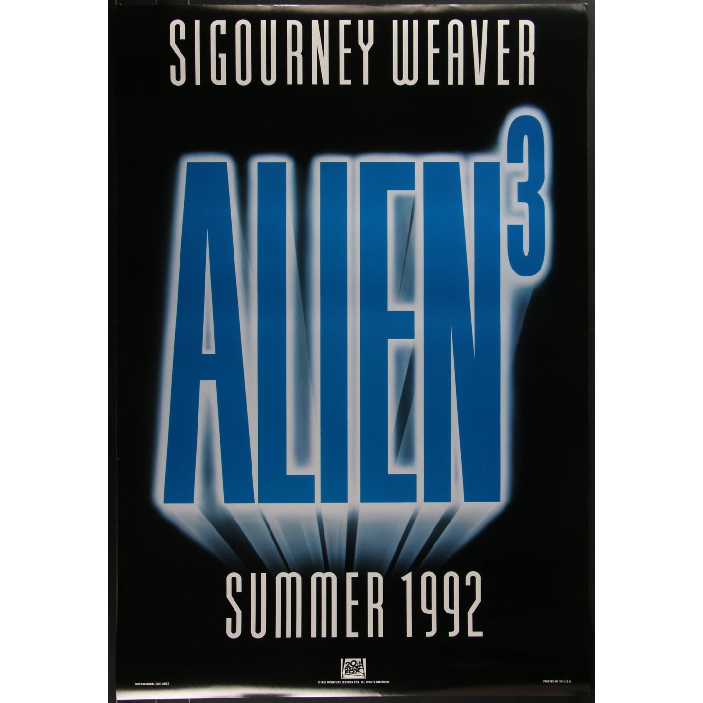Alien³ (1992) Original Double-sided Movie Poster 27x40