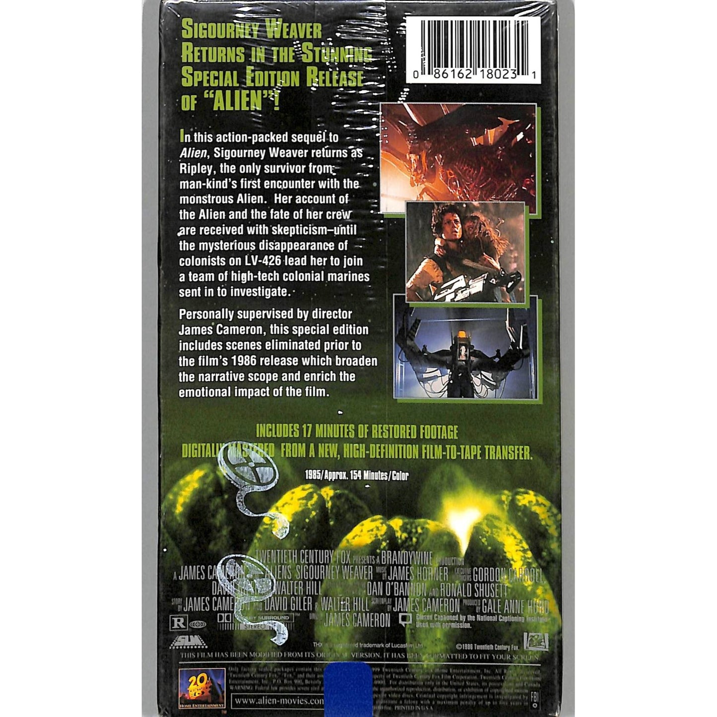 Aliens (1986) Special Edition VHS Tape SEALED New condition