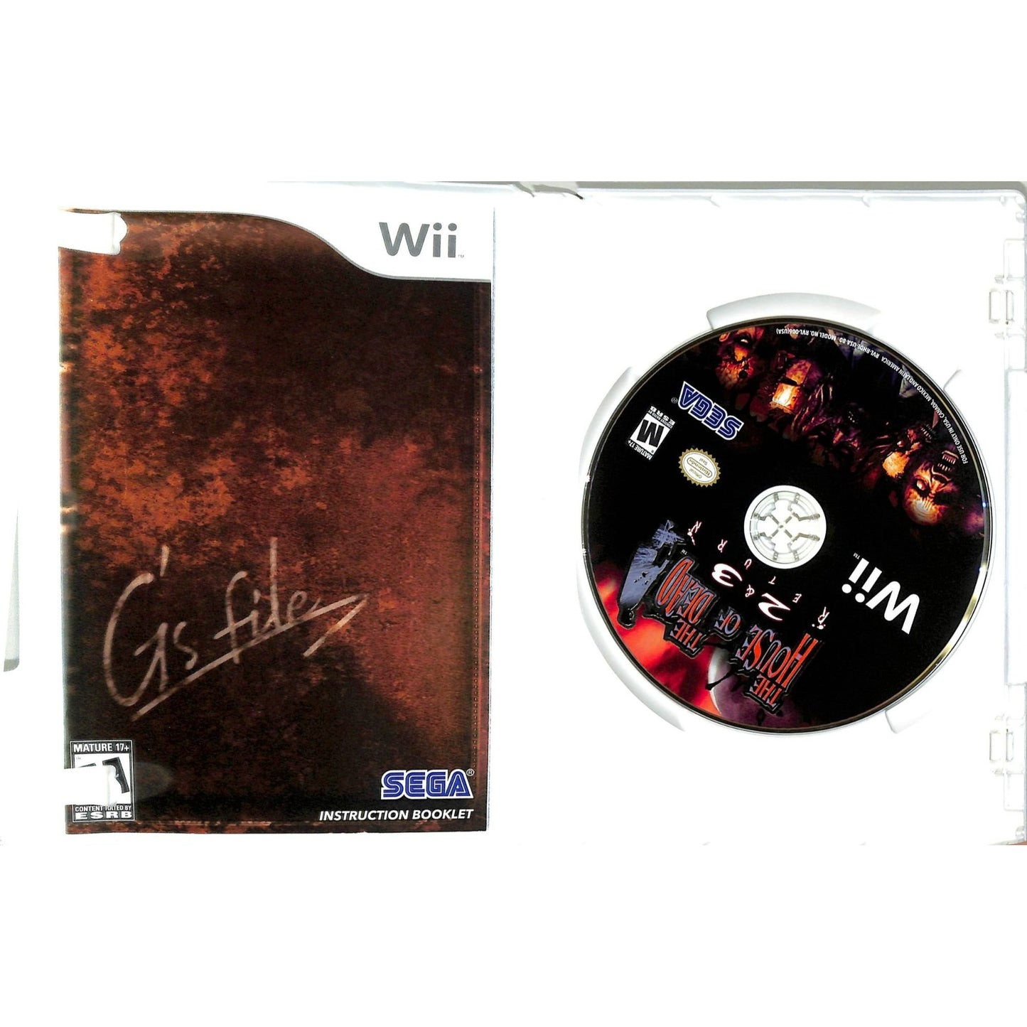 The House of the Dead 2 & 3 Return (2008) Nintendo Wii CIB