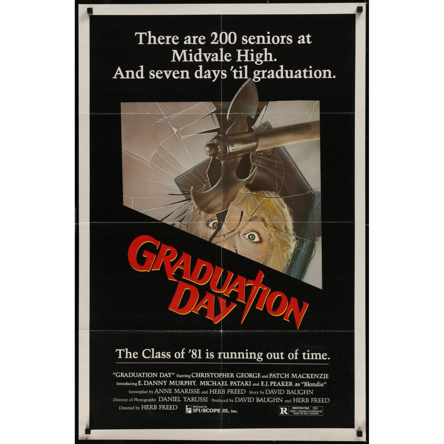 Graduation Day (1981) Original Movie Poster 27x41