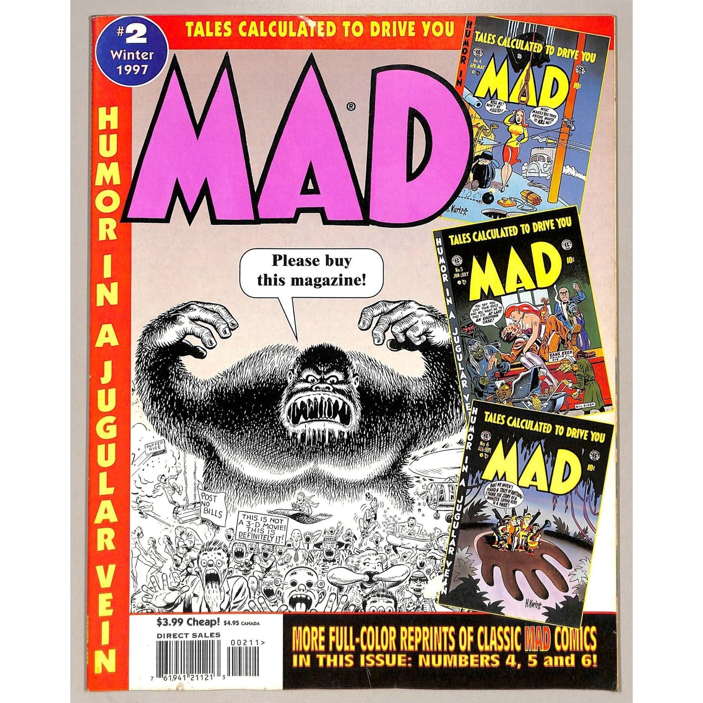 MAD Comic Book Magazine #2 Winter 1997 Excellent Condition