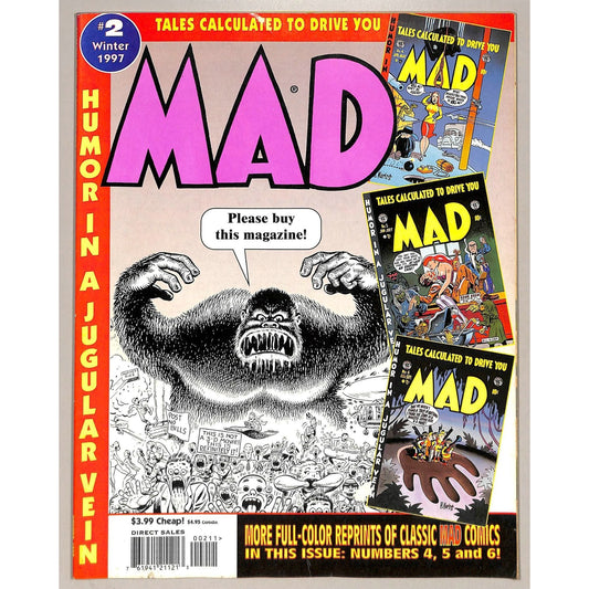 MAD Comic Book Magazine #2 Winter 1997 Excellent Condition