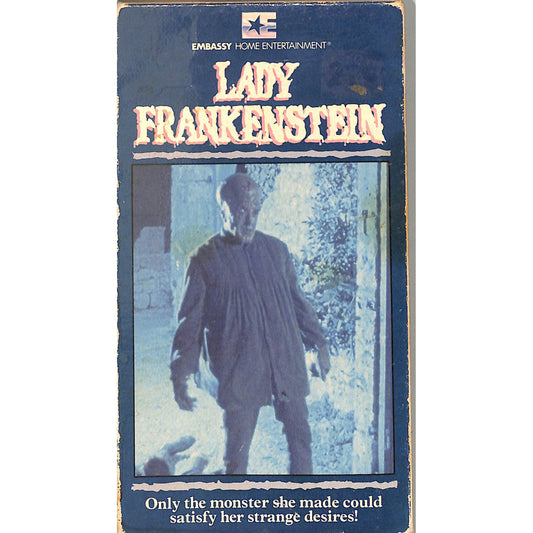 Lady Frankenstein (1971) VHS Tape Good condition