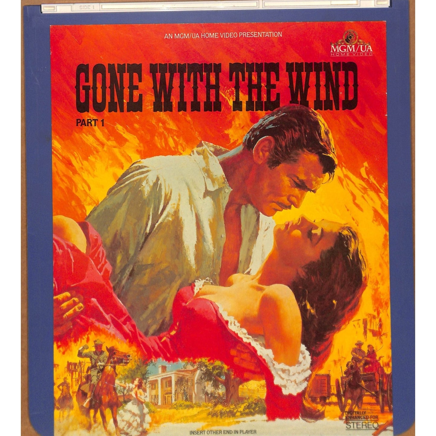 Gone With the Wind Part 1&2(1939) CED RCA SelectaVision Videodisc TESTED WORKING