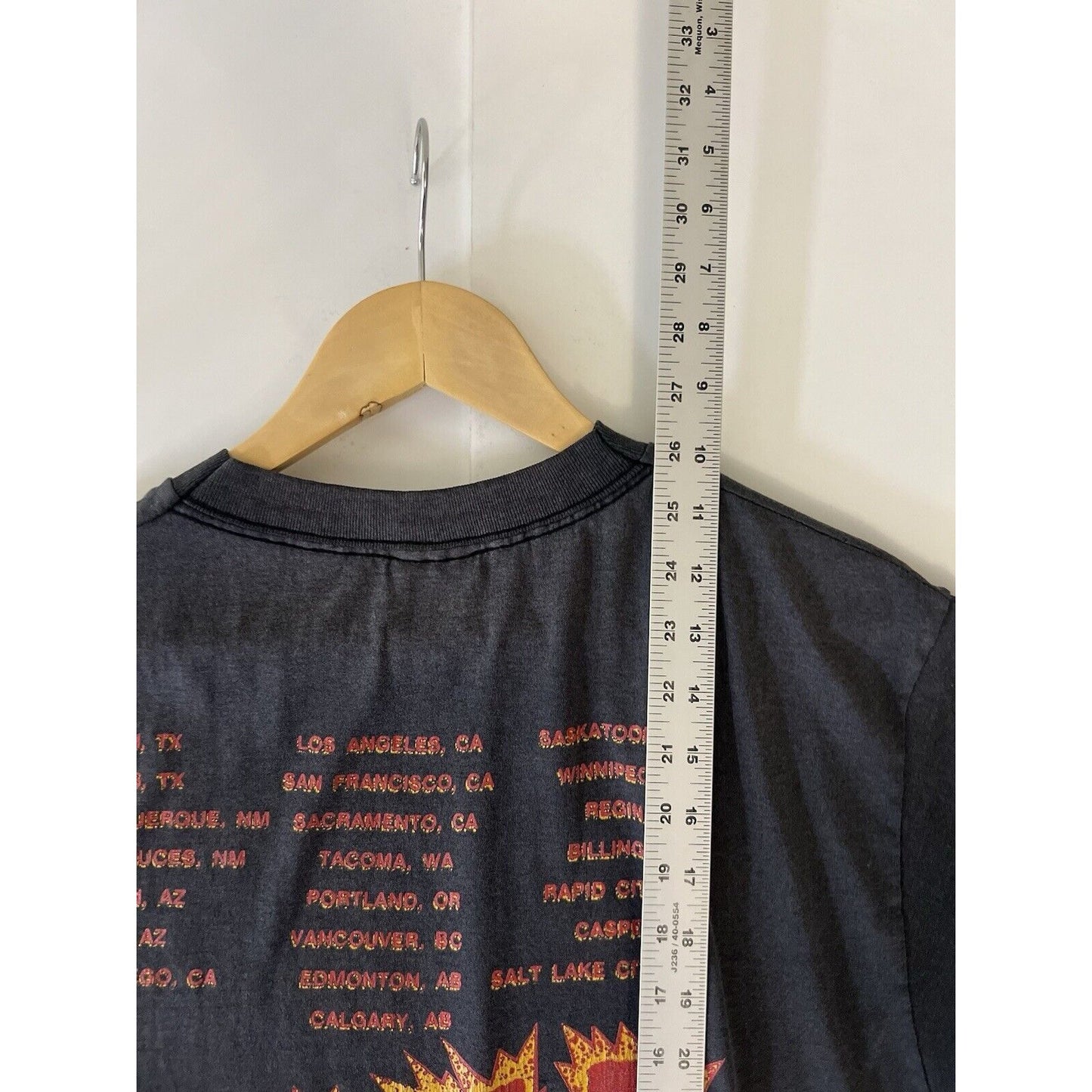 Vintage 80s Aerosmith T Shirt Adult Large Rock Aero Force One Concert Pump Tour