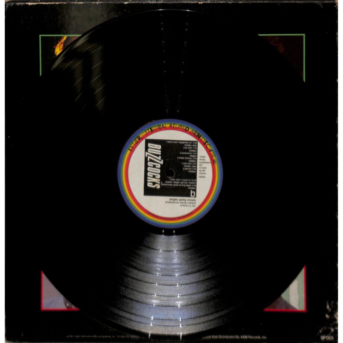 Buzzcocks - Singles Going Steady Vinyl Record SP 001