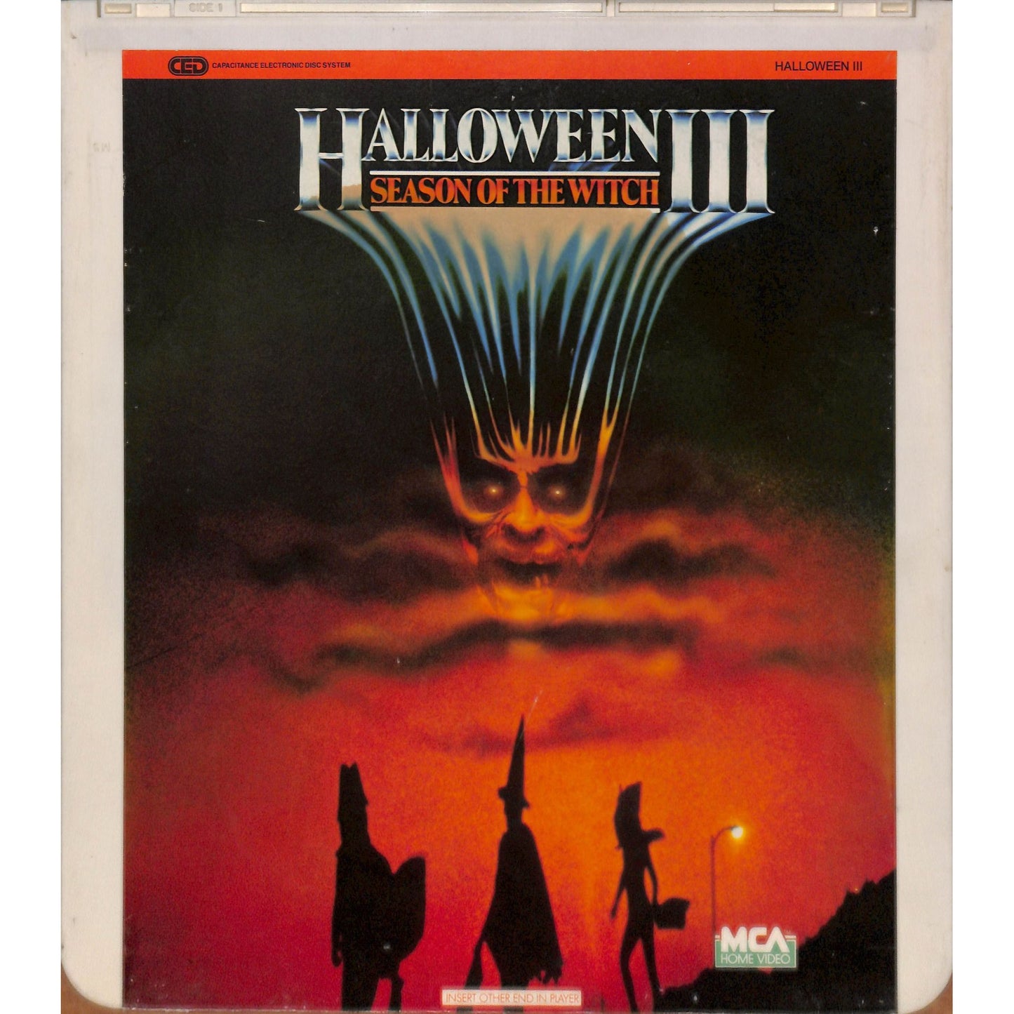 Halloween 3 lll (1982) CED RCA SelectaVision TESTED WORKING