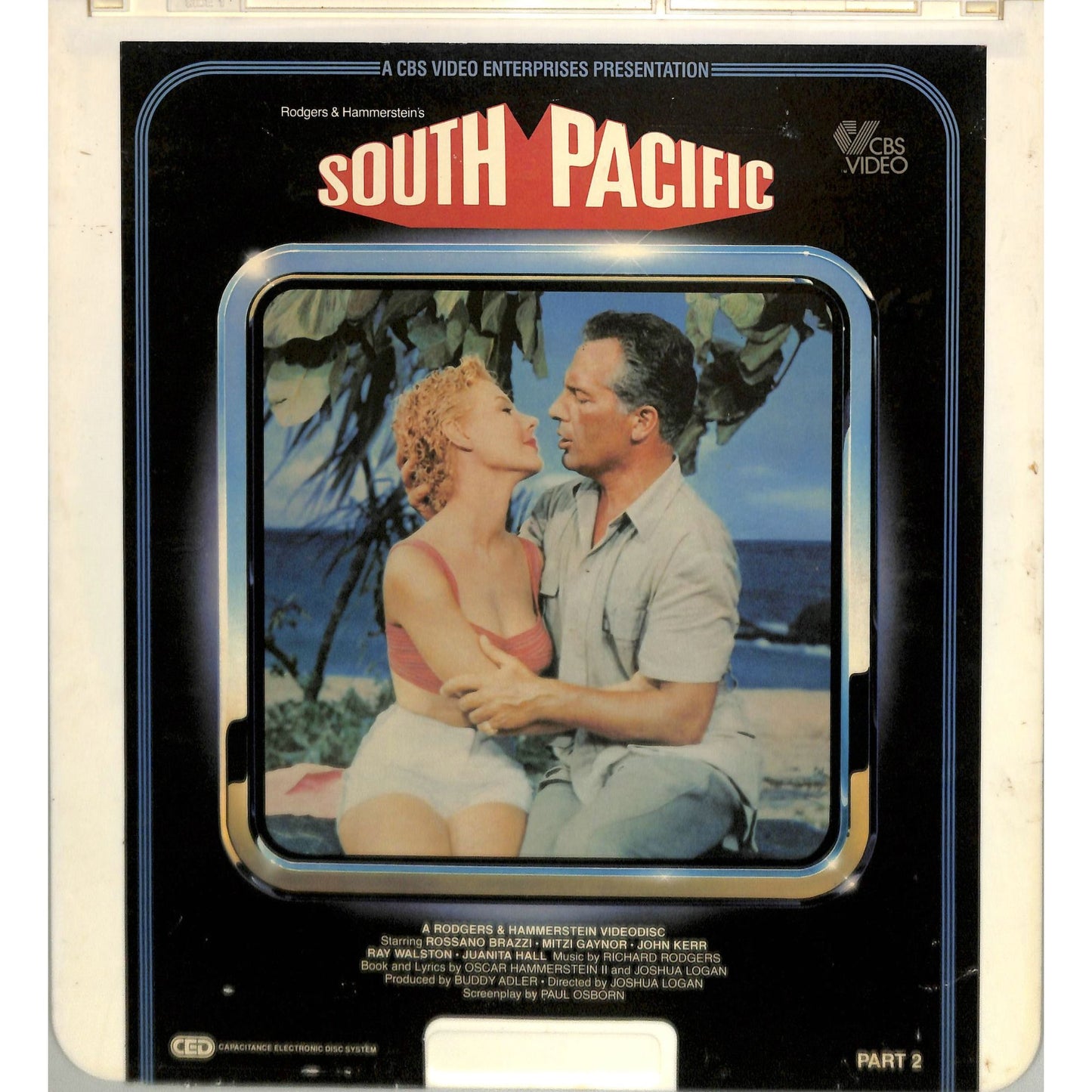 South Pacific (1958) Vintage CED Videodisc