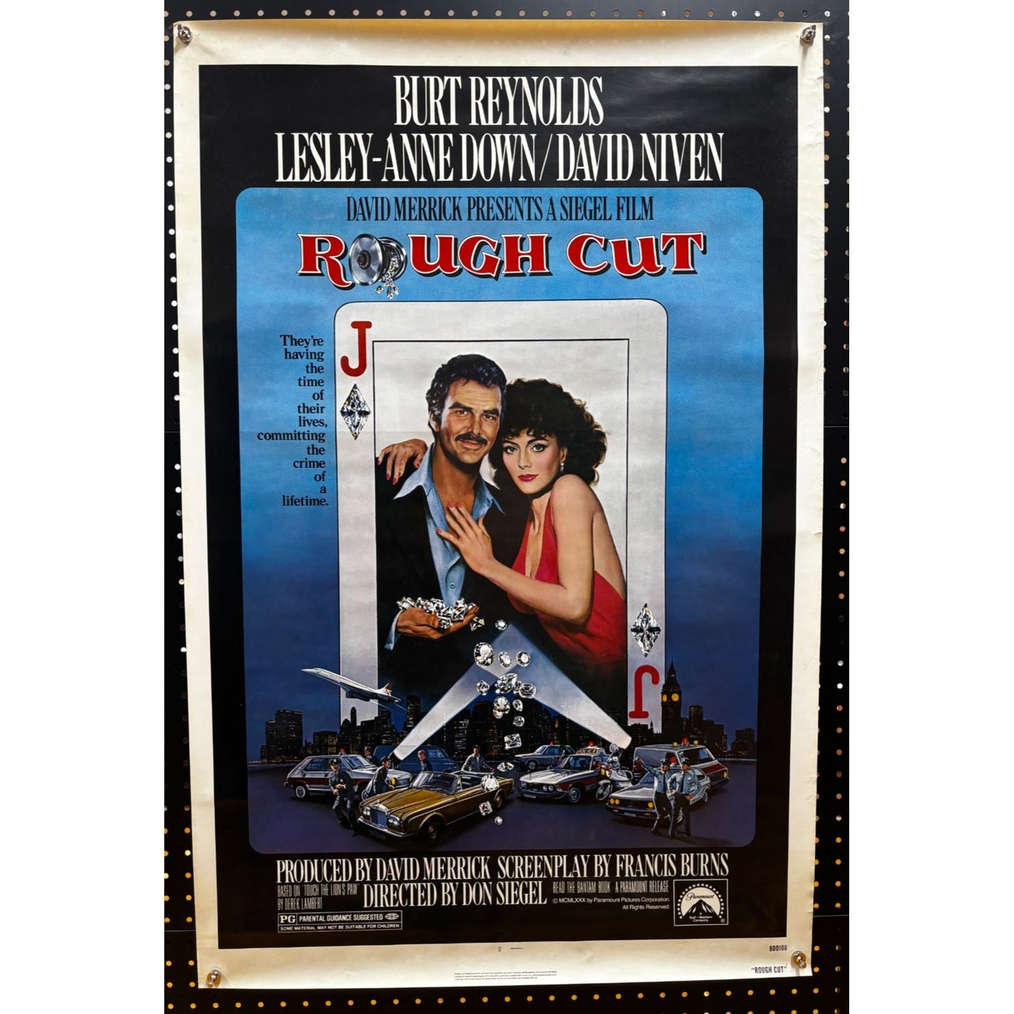 Rough Cut (1980) Original Rolled Poster 27x41