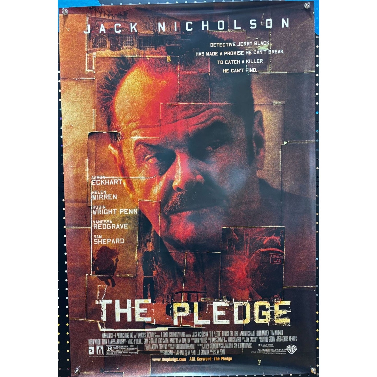 The Pledge (2001) Double-Sided, Original Rolled Poster 27x40