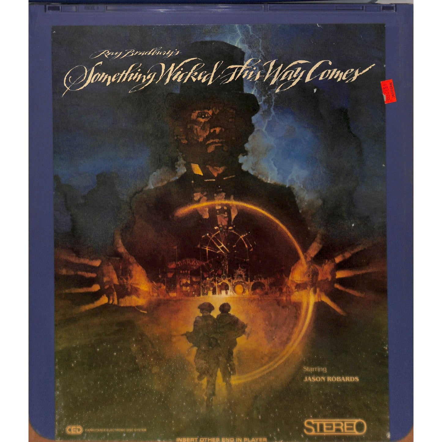 Something Wicked This Way Comes (1983) CED RCA SelectaVision TESTED WORKING