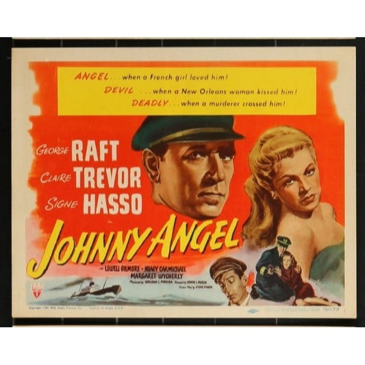 Johnny Angel (1945) Original Lobby Card Movie Poster 11x14
