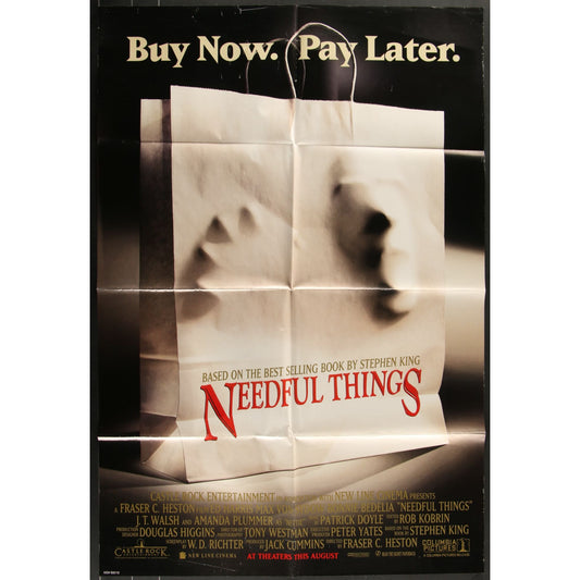 Needful Things (1993) Original Movie Poster Folded 27x40
