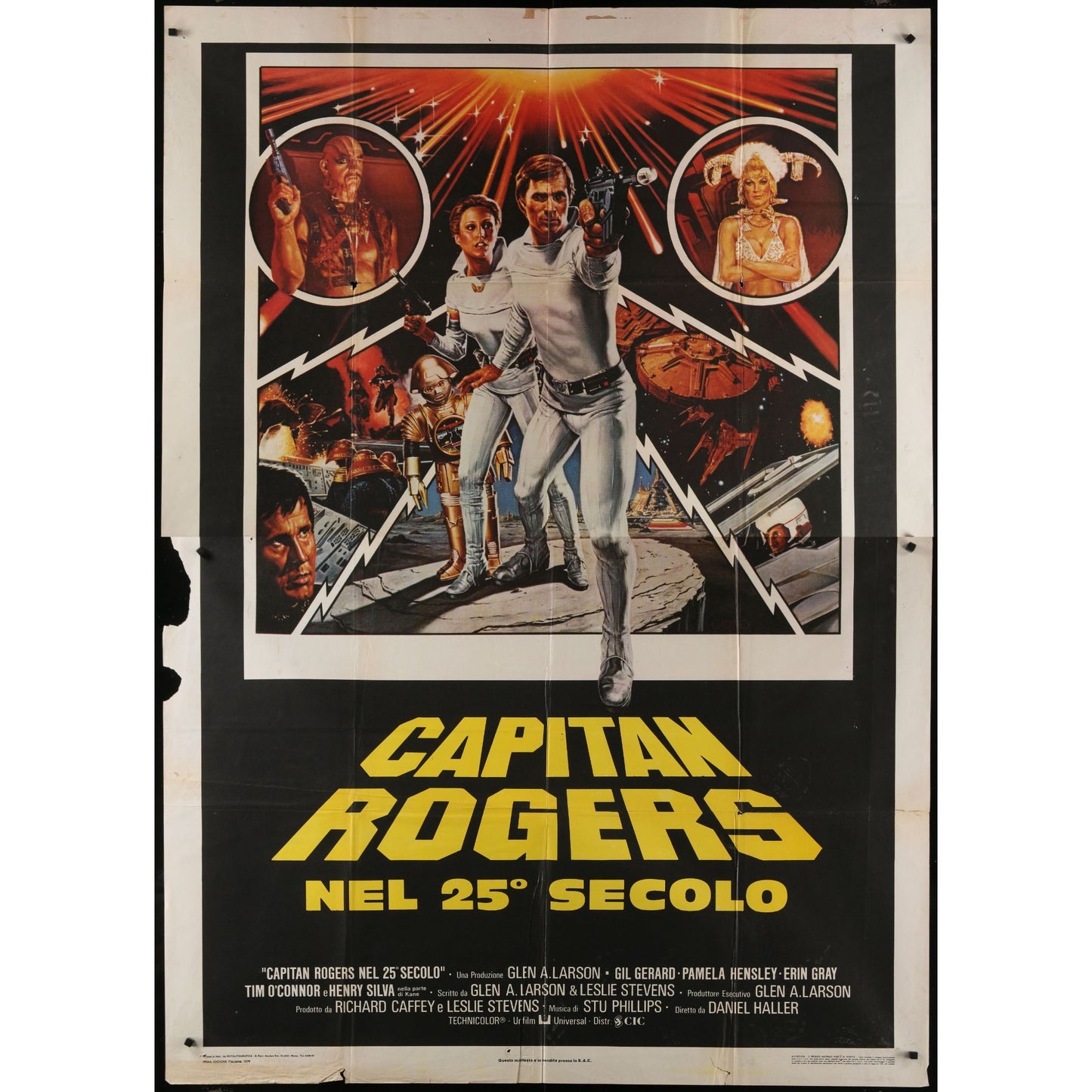 Buck Rogers in the 25th Century (1979) Original Italian 2P Movie Poster 55x78