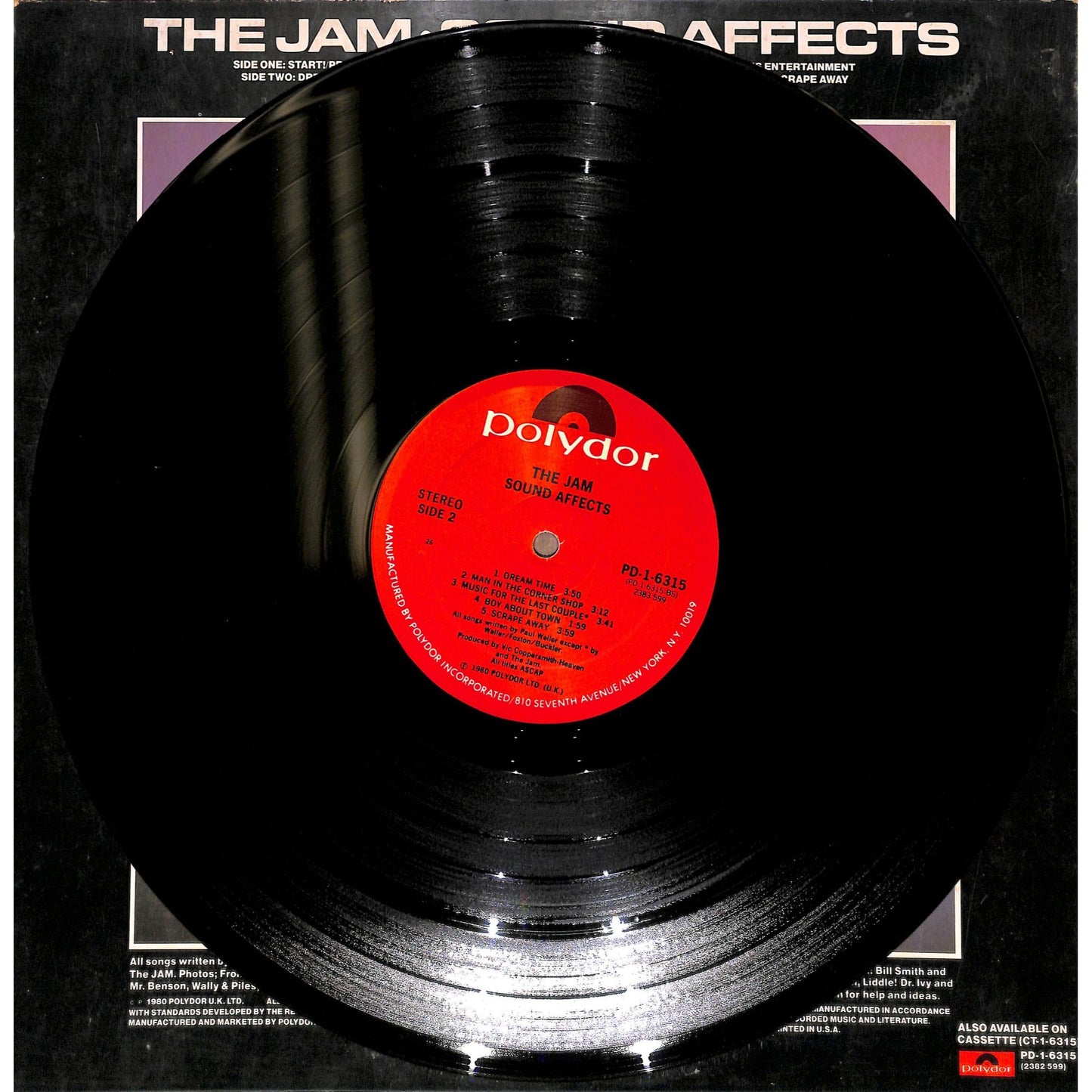 The Jam - Sound Affects Vinyl Record PD-1-6315
