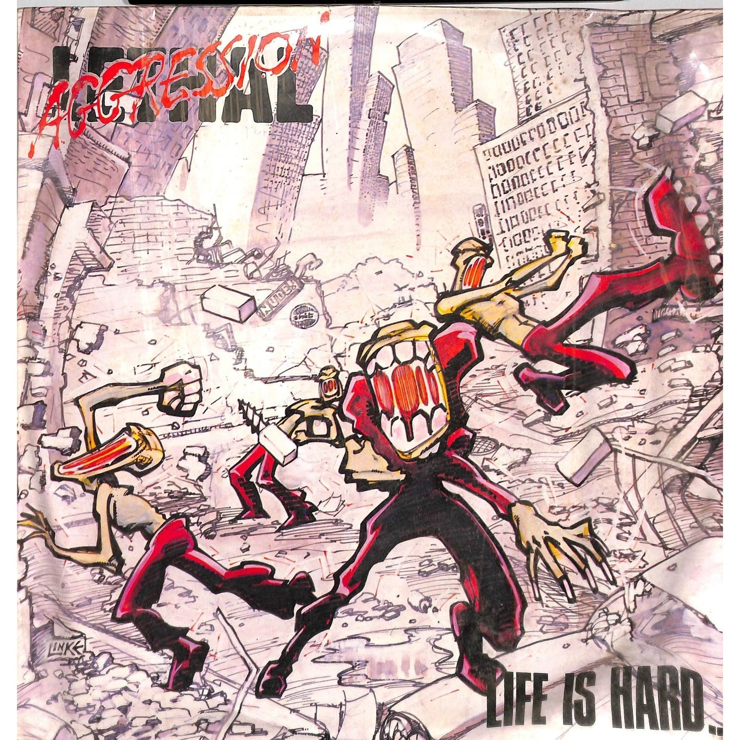 Lethal Aggression - Life Is Hard... Vinyl Record FH 12-006