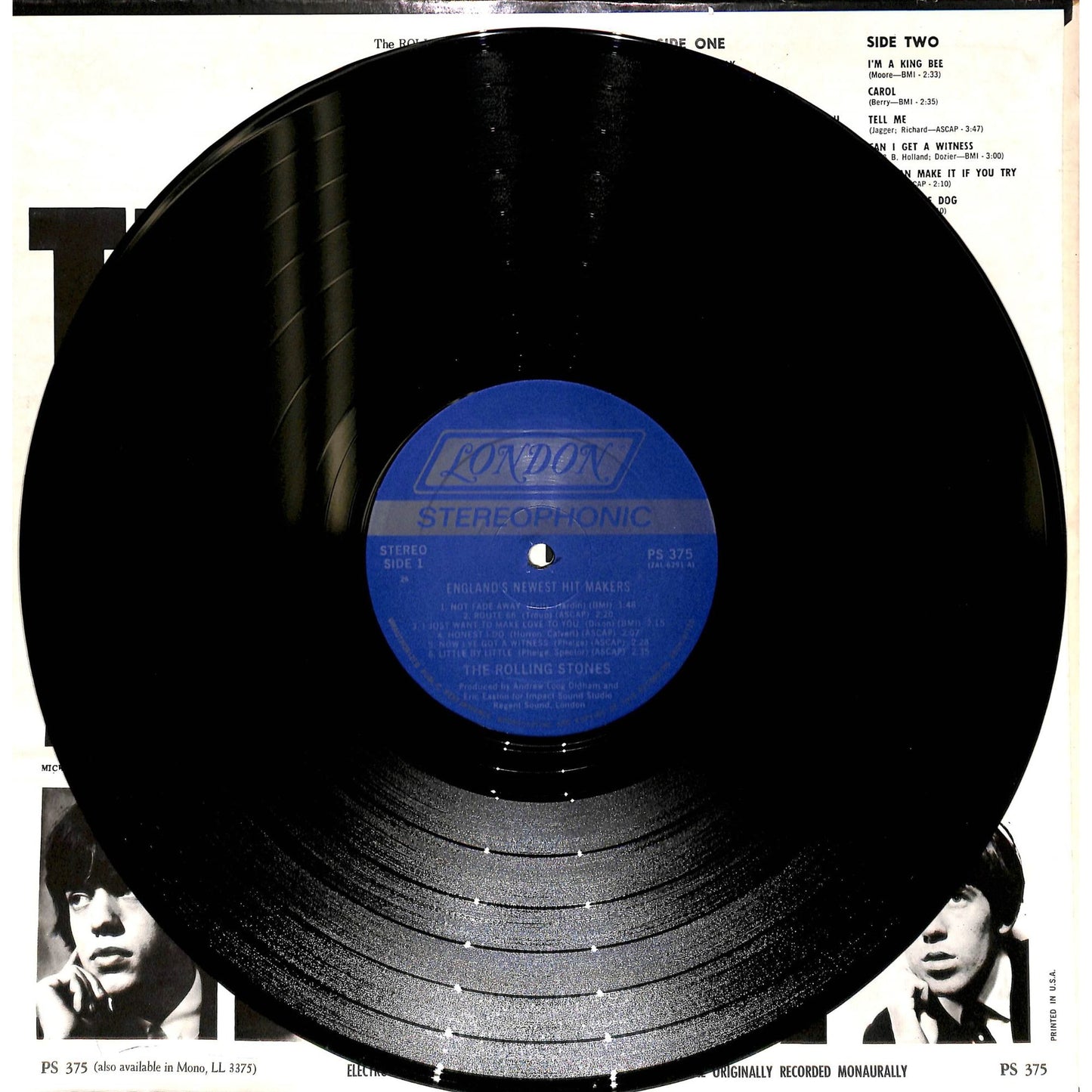 The Rolling Stones - England's Newest Hit Makers Vinyl Record PS 375