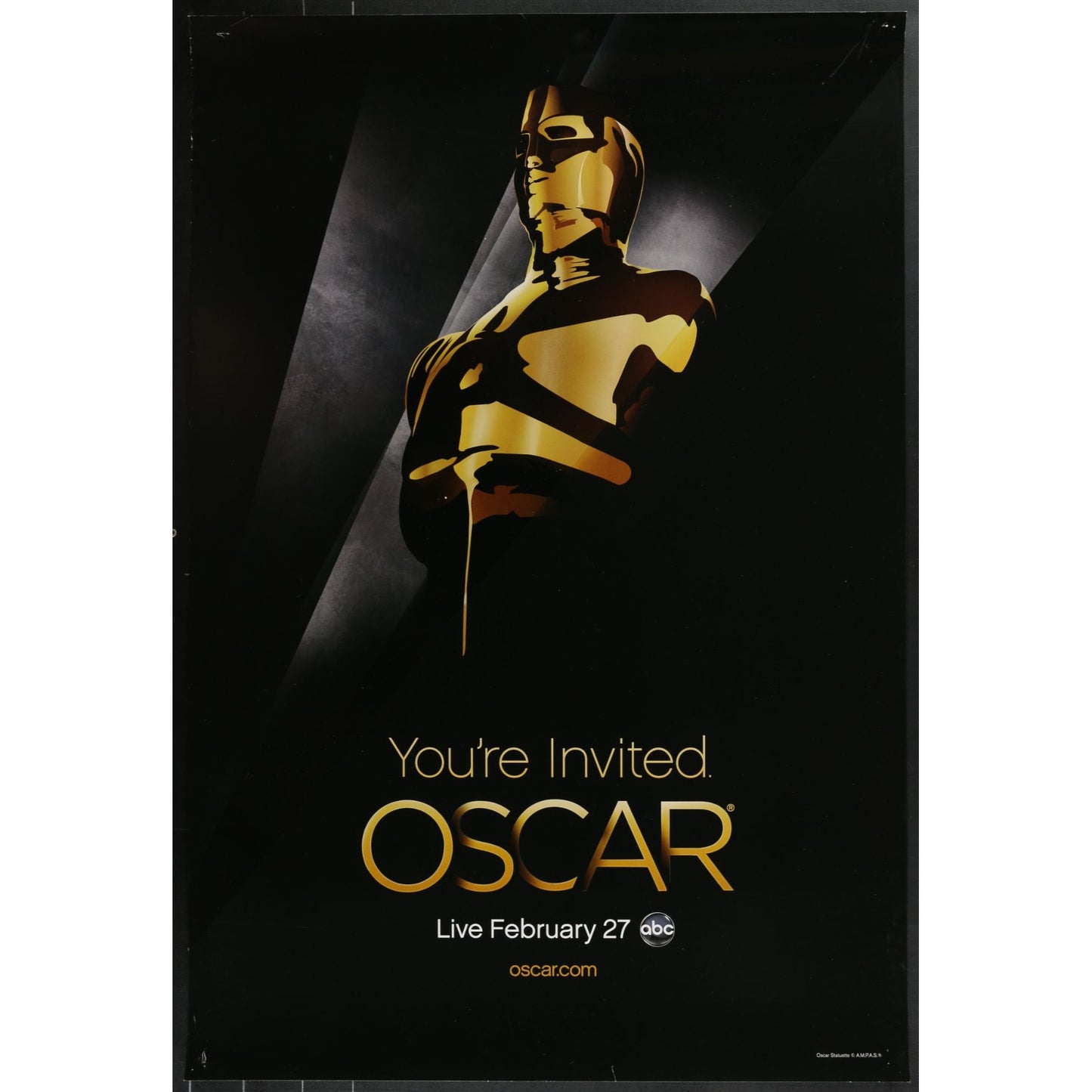 83rd Academy Awards (2011) Original Double-sided Poster Rolled 27x40