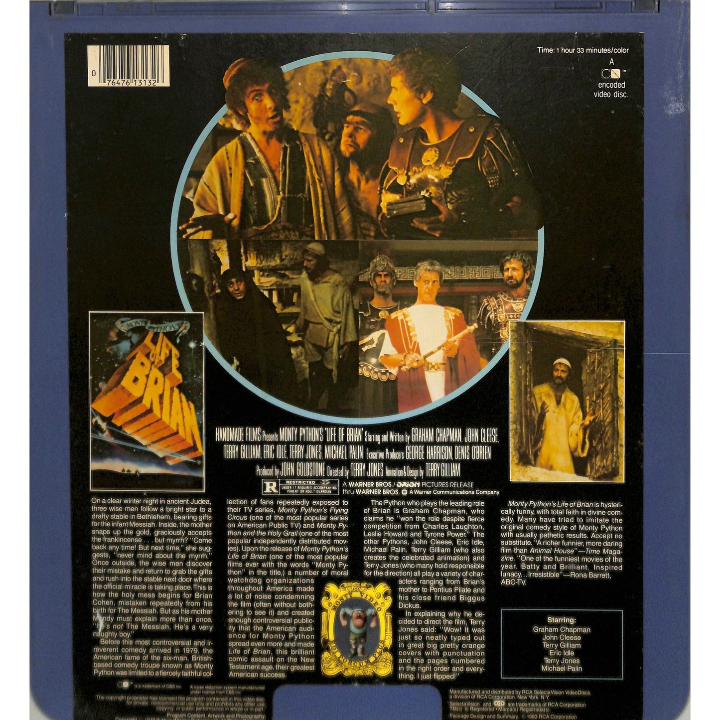Life of Brian (1979) Vintage CED Videodisc