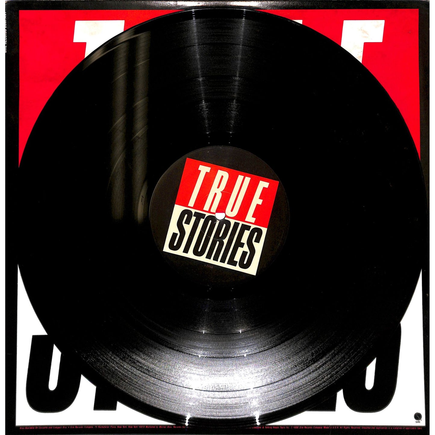 Talking Heads - True Stories Vinyl Record 1-25512