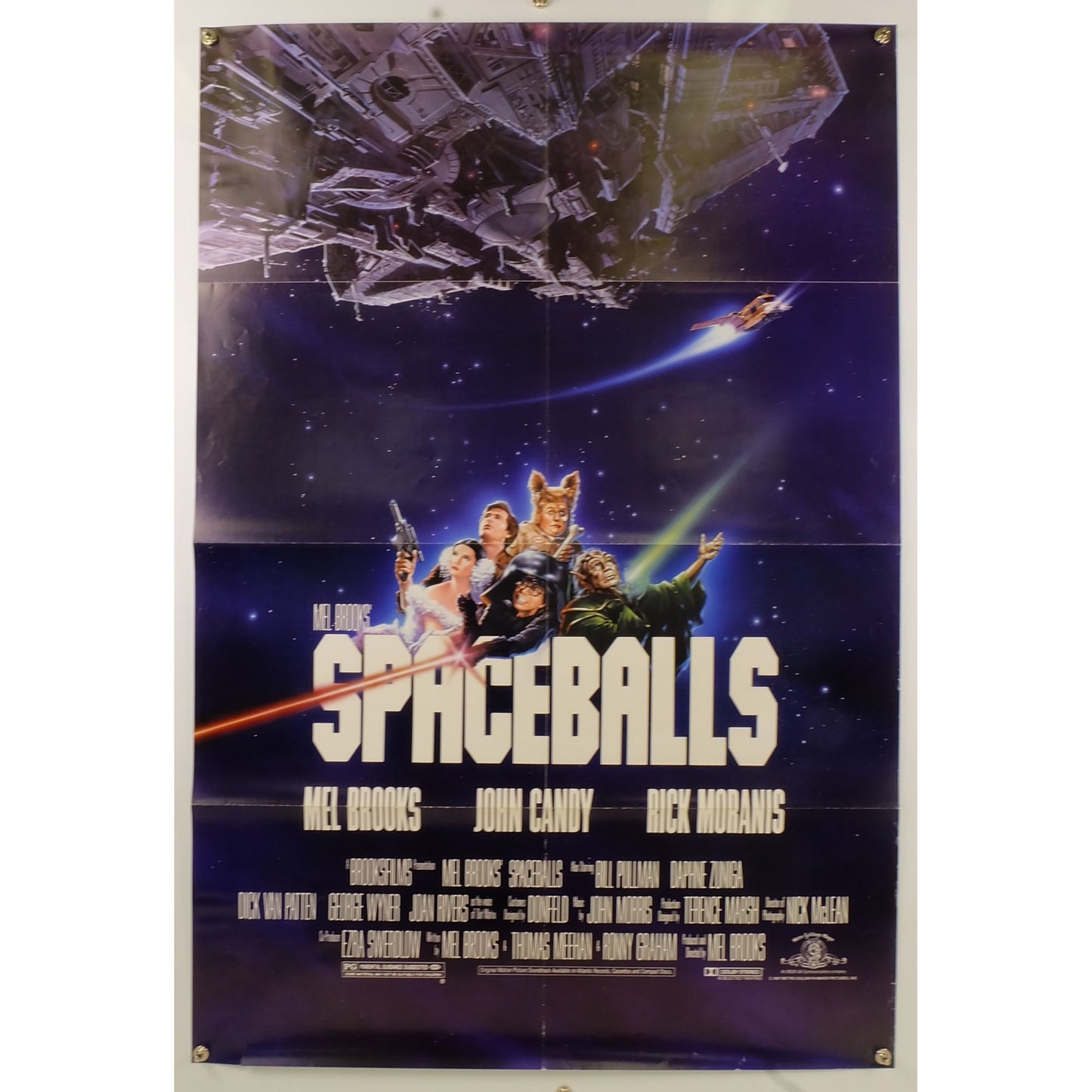 Spaceballs (1987) Original Movie Poster Folded 27x40