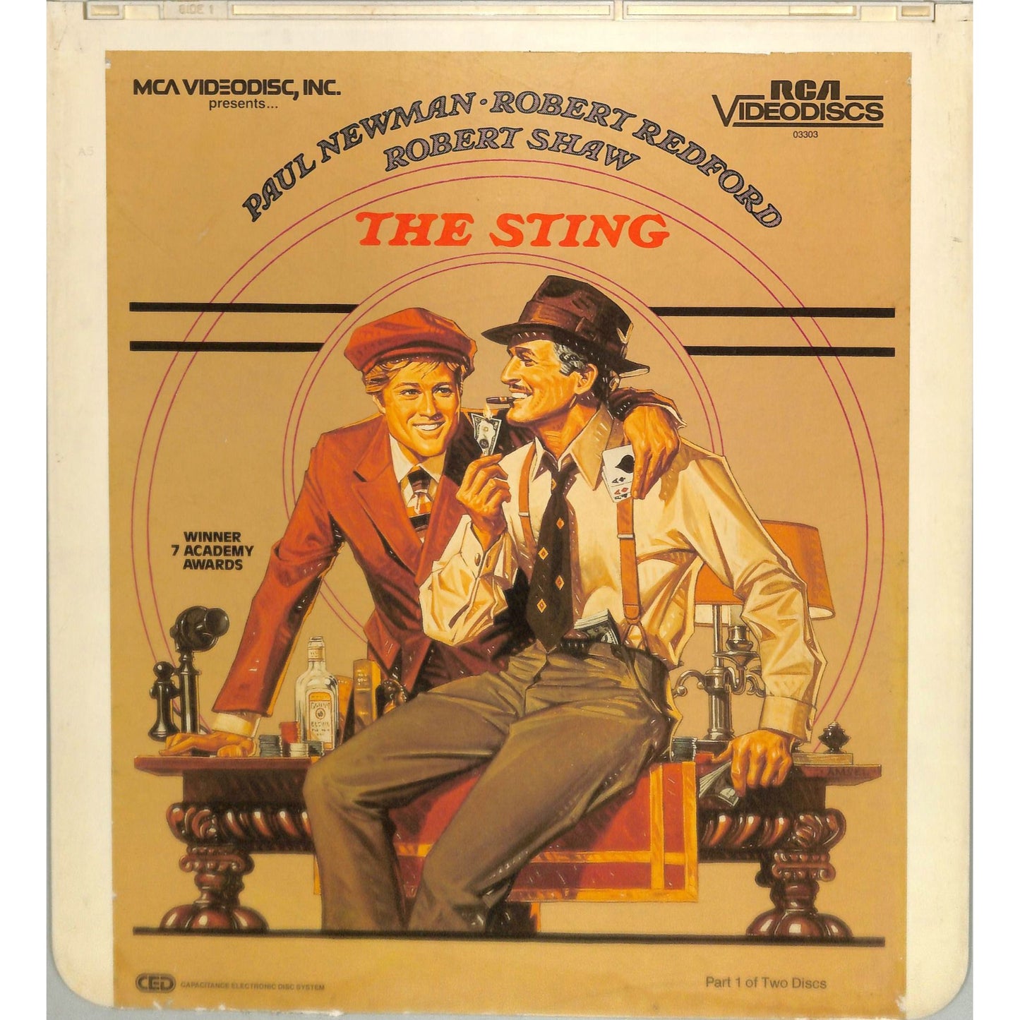 The Sting (1973) Vintage Double CED Videodisc