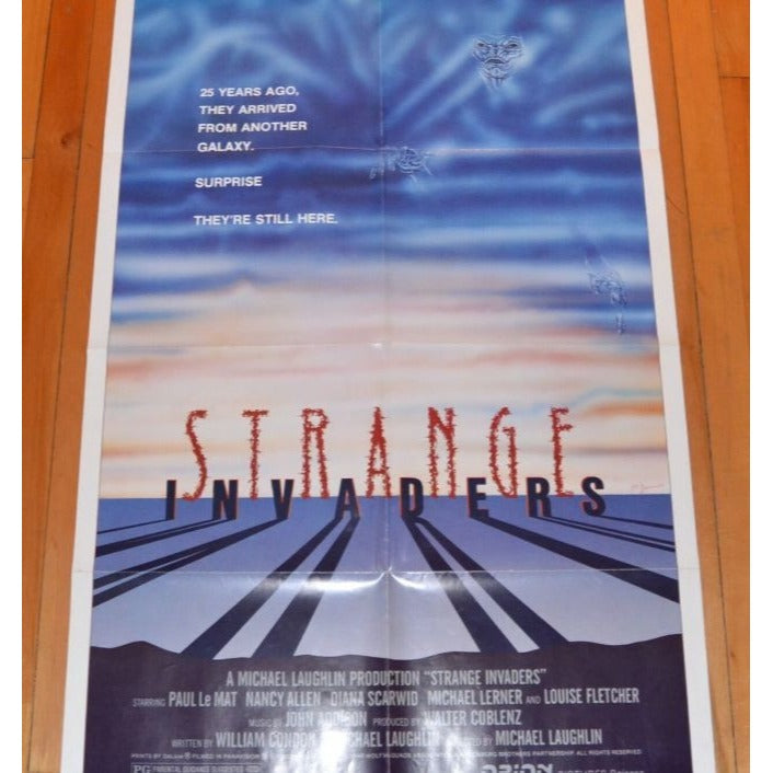 Strange Invaders (1983) Original Movie Poster Folded 27x41