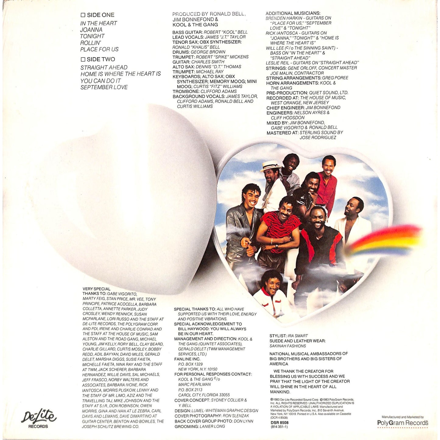 Kool & the Gang - In the Heart Vinyl Record DSR8508