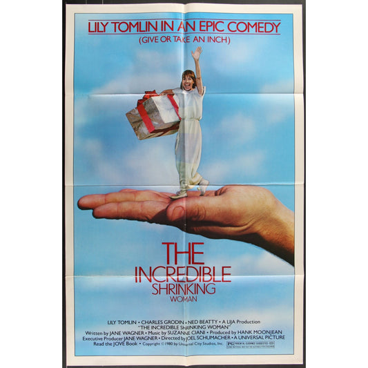 The Incredible Shrinking Woman (1981) Original Movie Poster Folded 27x41