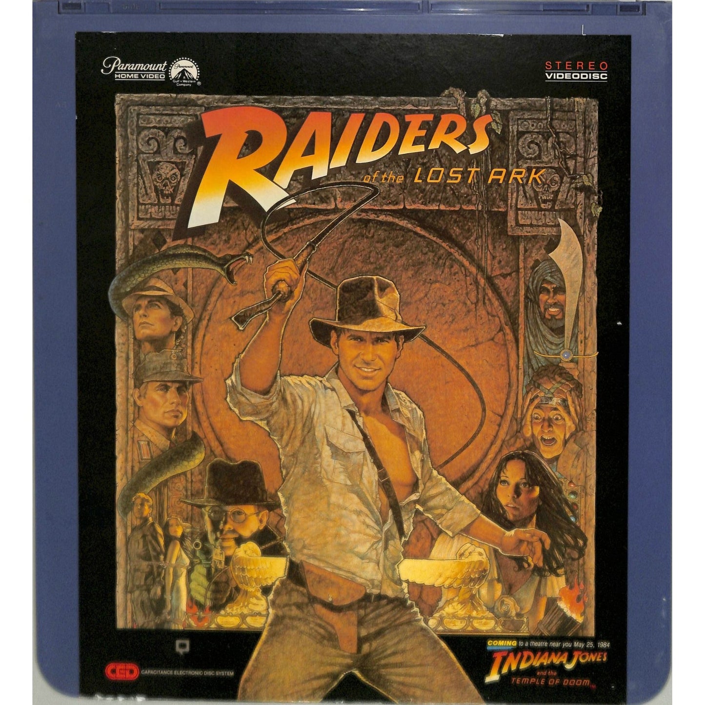 Raiders of the Lost Ark (1981) Vintage CED Videodisc