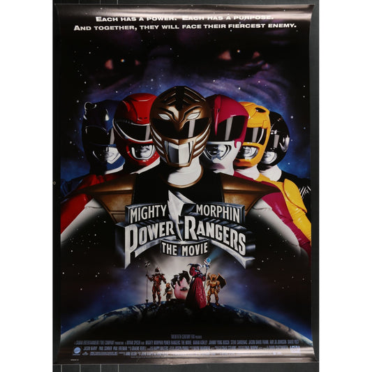 Mighty Morphin Power Rangers (1995) Original Movie Poster Rolled 27x40