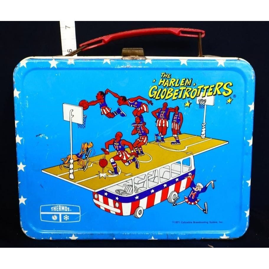 Vintage metal Harlem Globetrotters lunchbox