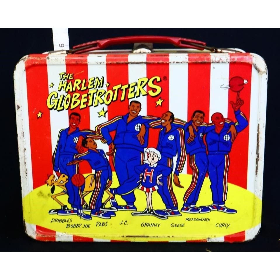 Vintage metal Harlem Globetrotters lunchbox