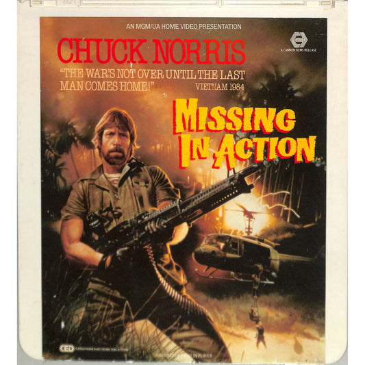 Missing in Action (1984) Vintage CED Videodisc