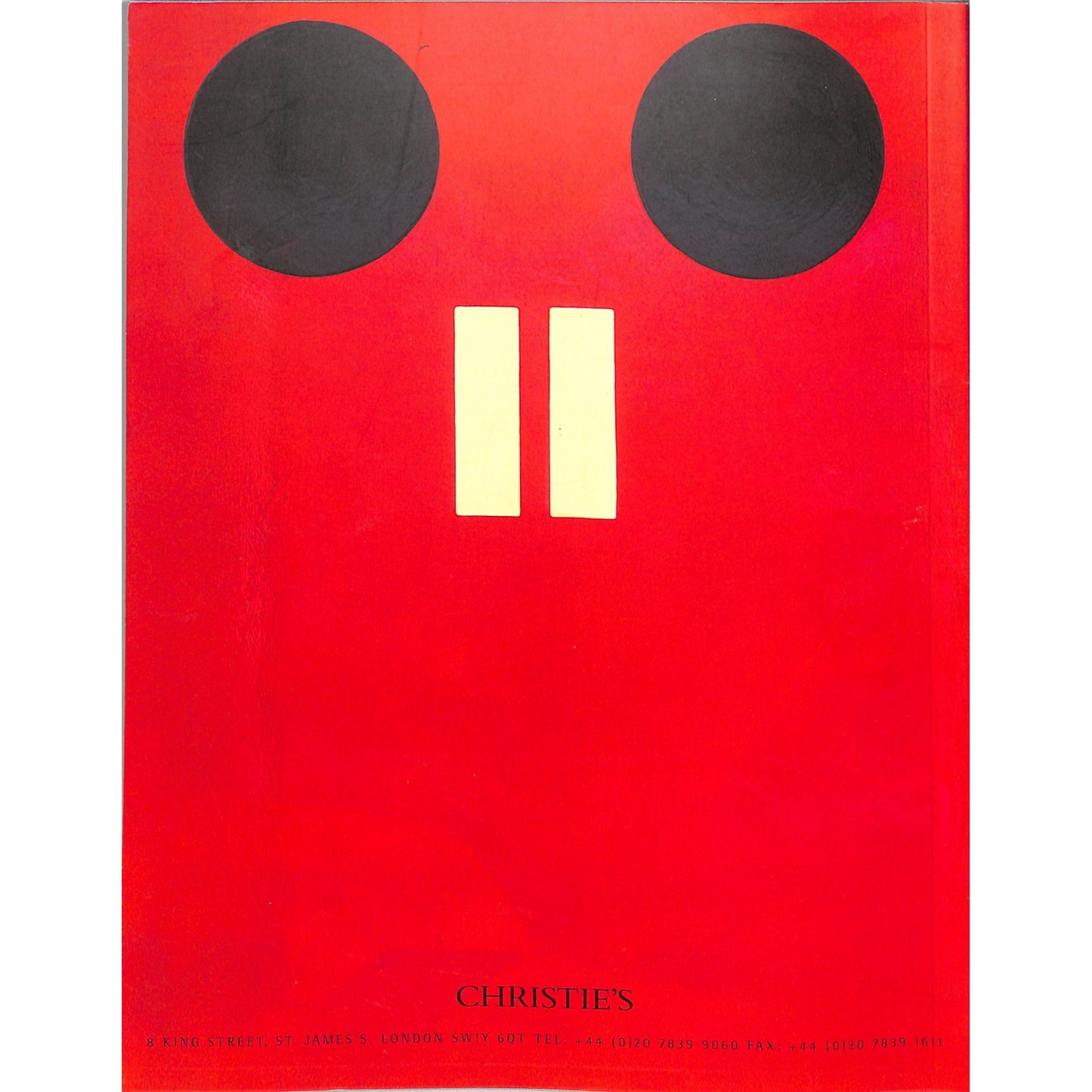 Christie's Contemporary Art Auction Catalog October 23, 2001