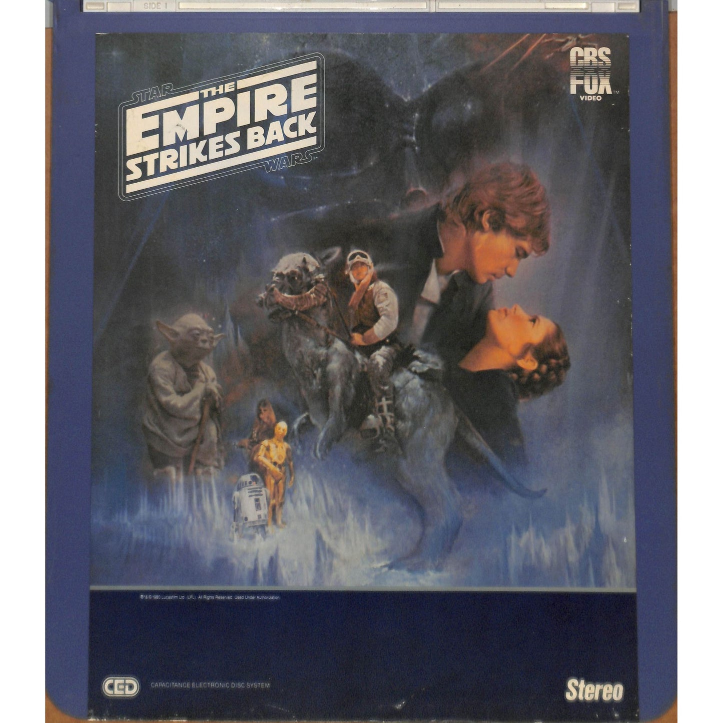 Star Wars: The Empire Strikes Back (1980) CED RCA SelectaVision TESTED WORKING
