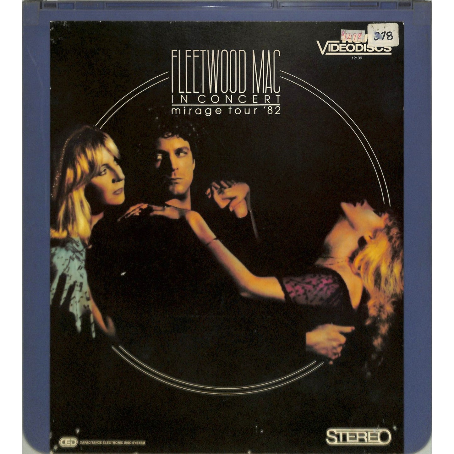 Fleetwood Mac in Concert Mirage Tour (1982) Vintage CED Videodisc TESTED WORKING