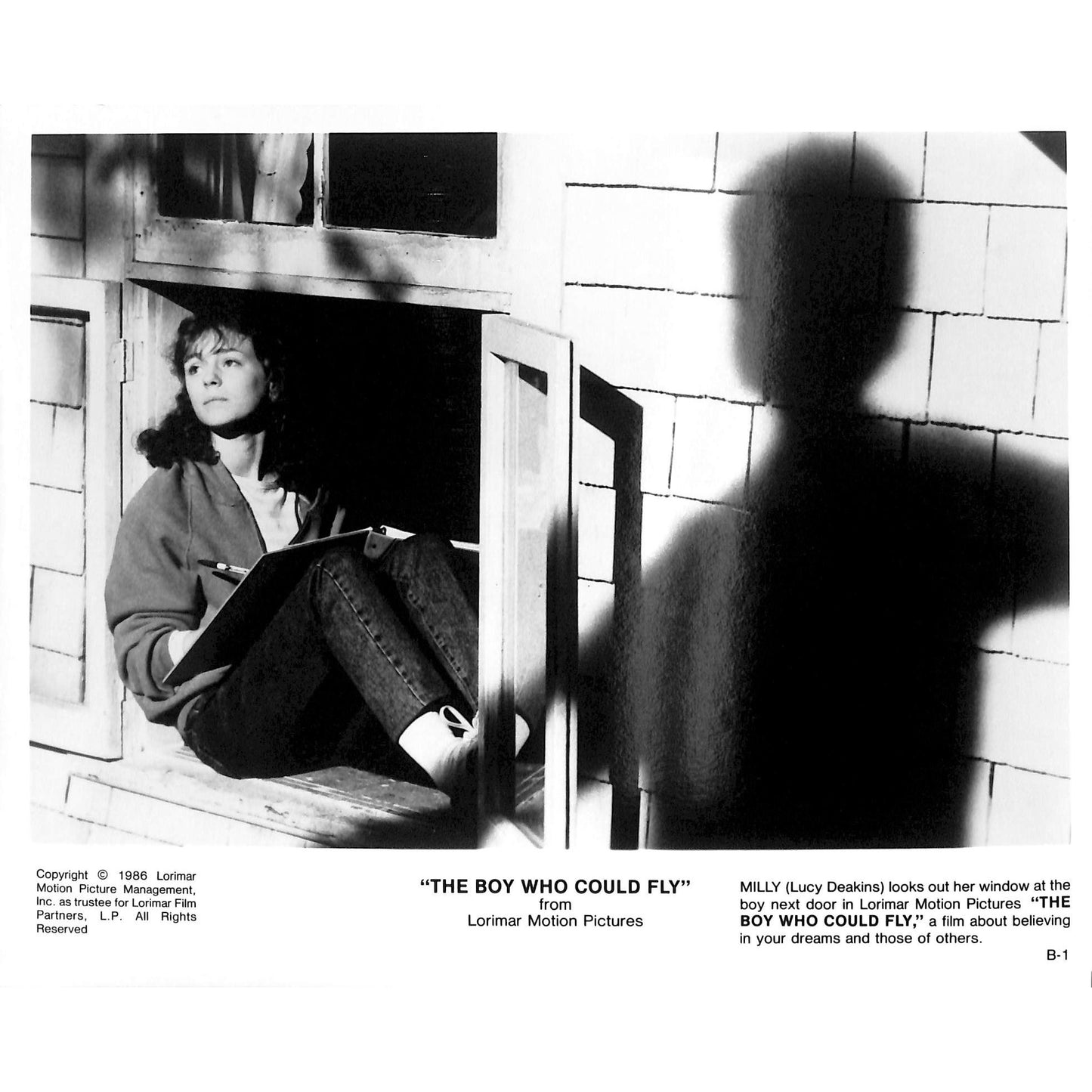 The Boy Who Could Fly Movie Still Full Set 8x10