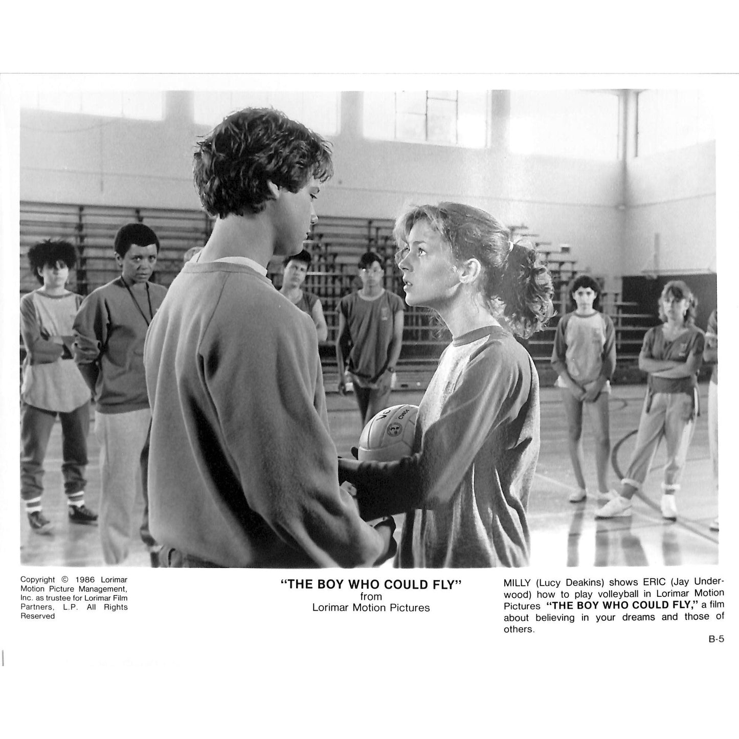 The Boy Who Could Fly Movie Still Full Set 8x10