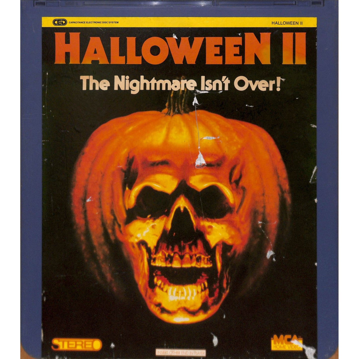 Halloween 2 ll (1981) CED RCA SelectaVision TESTED WORKING
