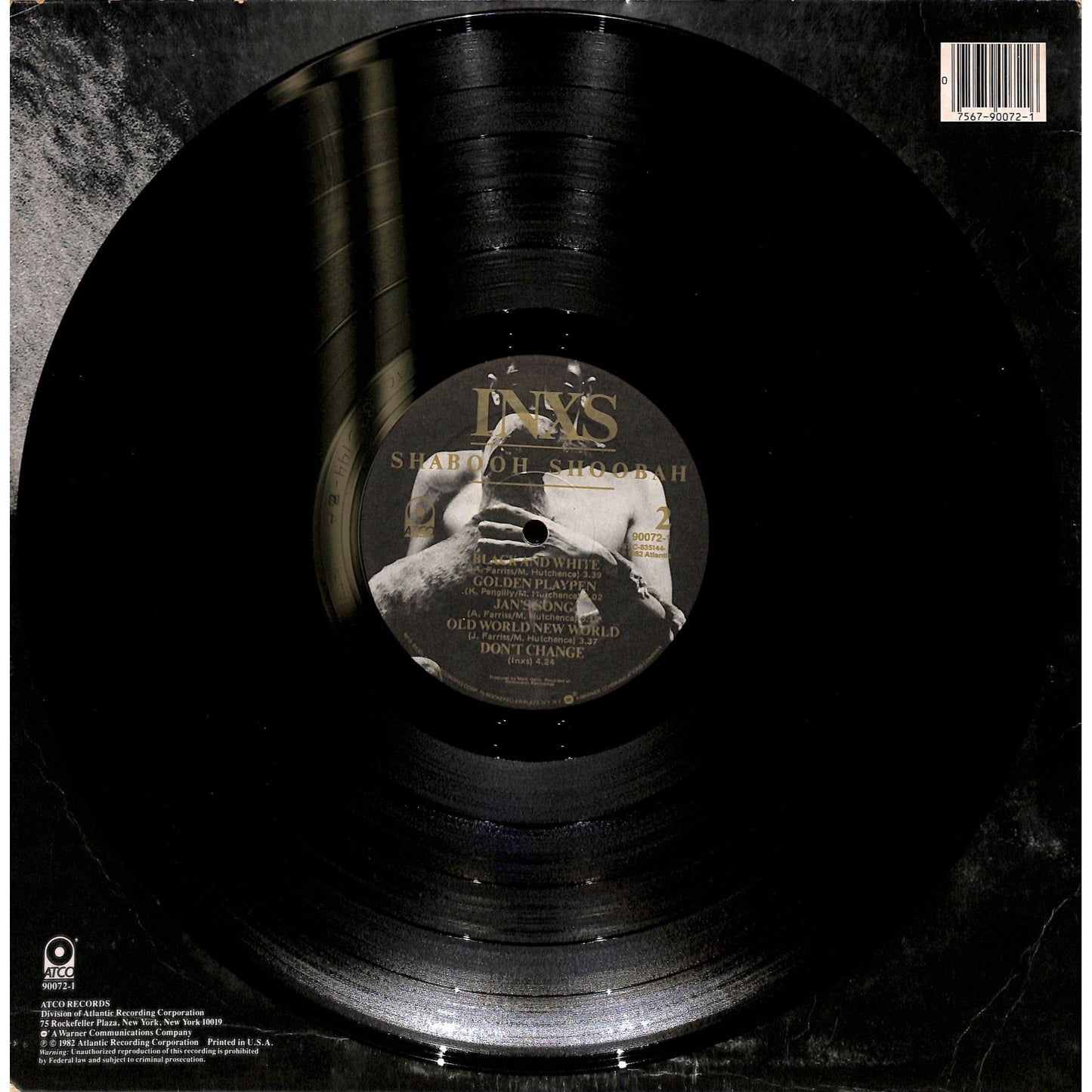 INXS - Shabooh Shoobah Vinyl Record 90072-1