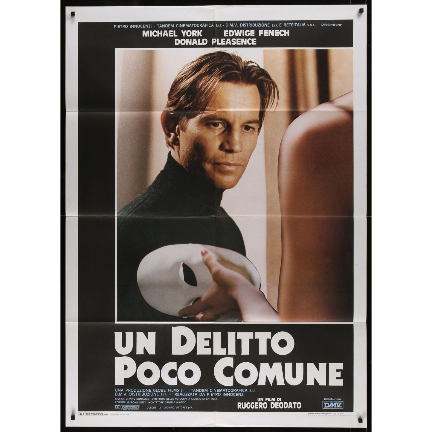 Phantom of Death (1987) Original Italian 1P Movie Poster Folded 39x55