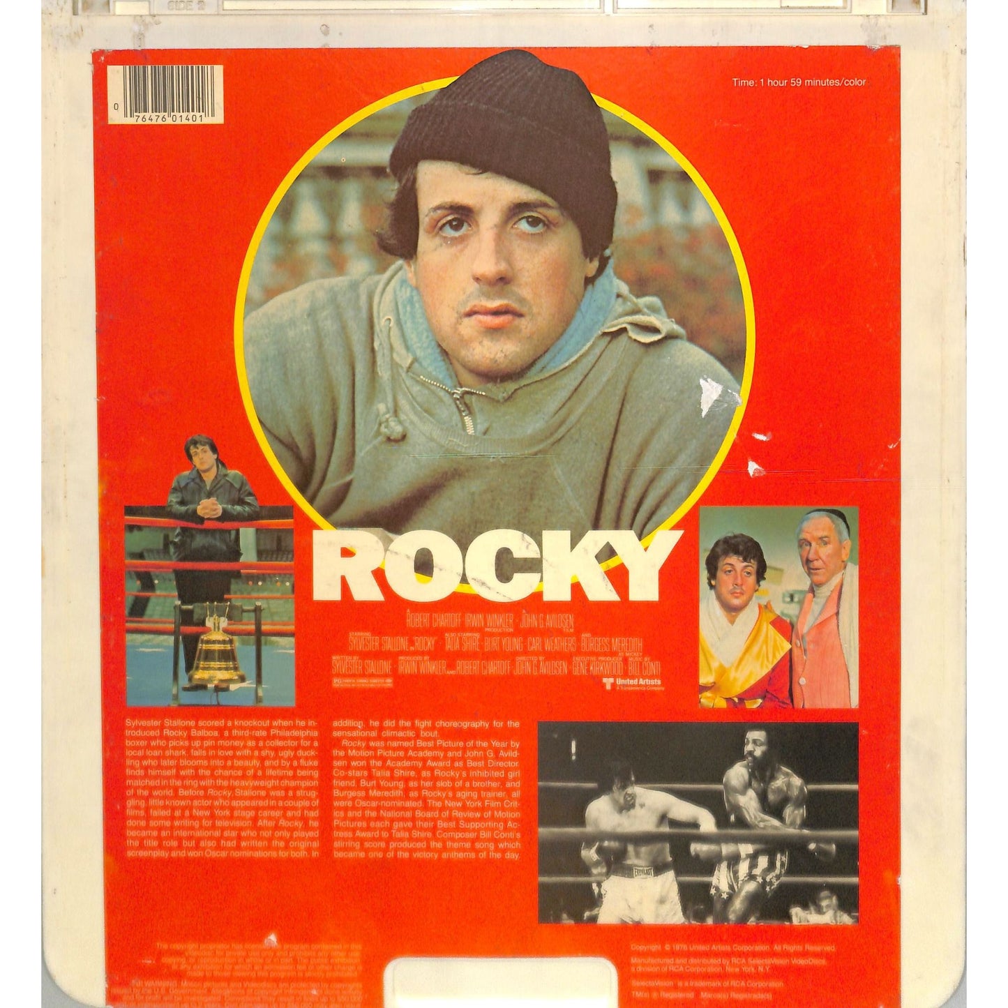 Rocky (1976) Vintage CED Videodisc